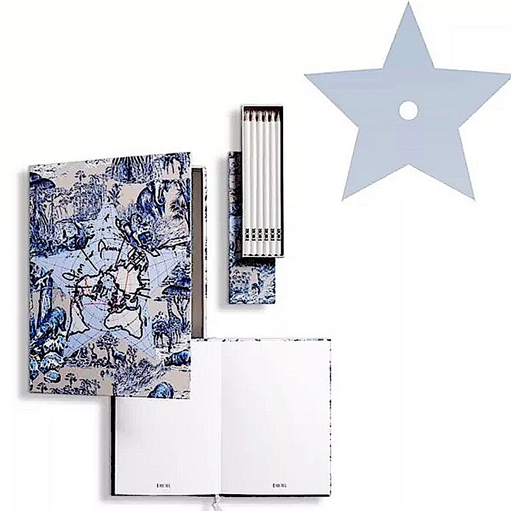 NIB DIOR Around The World Stationary Platinum Exclusive